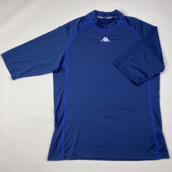 (Sold)Kappa Men's Short Sleeve Jersey Shirt Blue - Picture 2 of 6